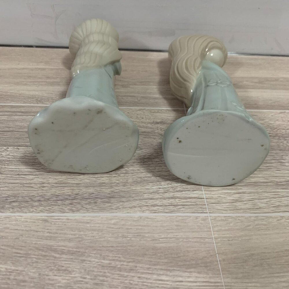 Vintage Made In Japan Cute Japanese Girls Bud Vases EUC - Picture 10 of 11